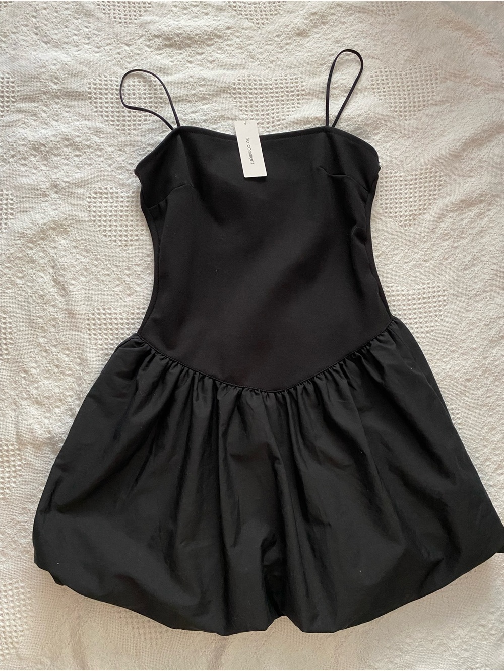 Classic Black Mini Dress with Spaghetti Straps